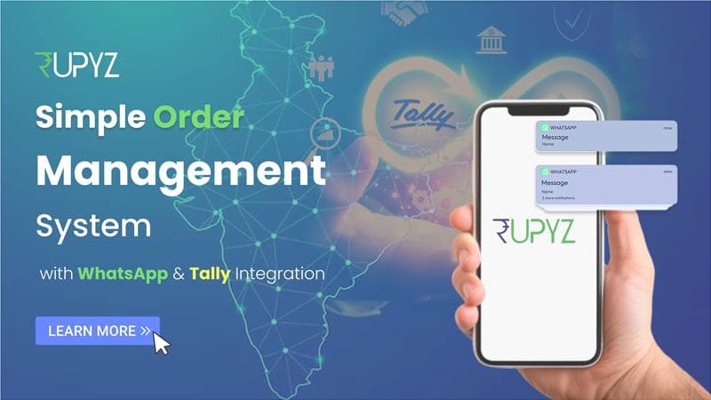 Simple Order Management System with WhatsApp & Tally Integration